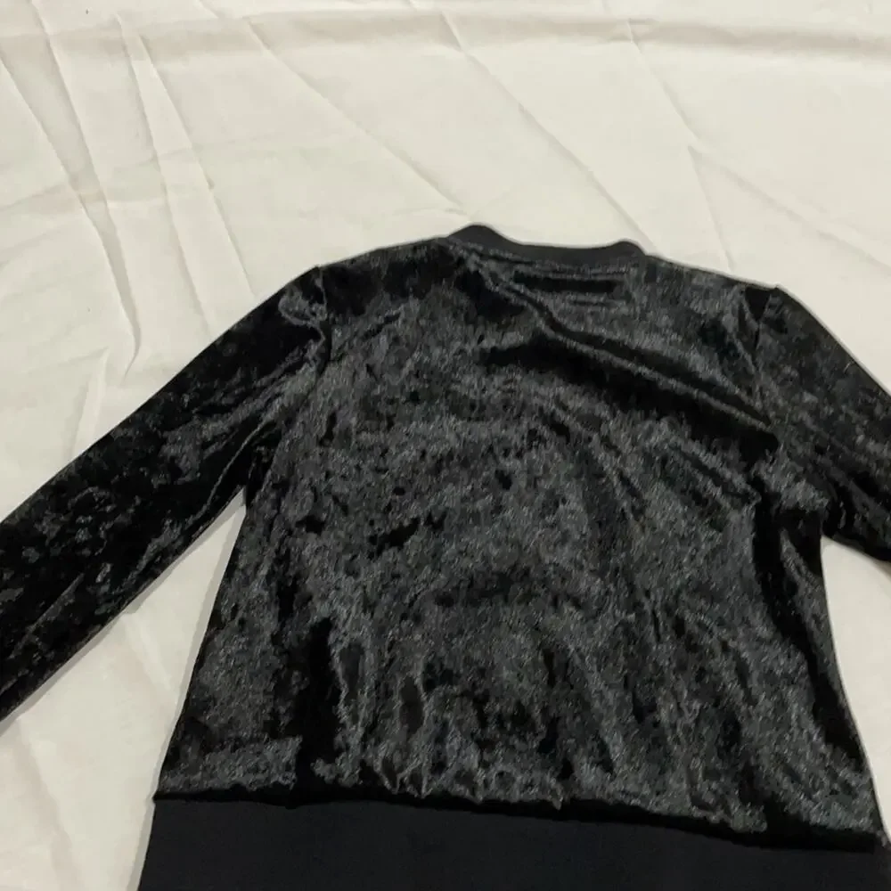 Harper canyon 4 black lightweight bomber euc